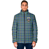 Clan Weir Ancient Crest Tartan Padded Jacket RF966