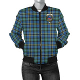 Clan Weir Ancient Crest Tartan Bomber Jacket ZJ966