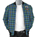 Clan Weir Ancient Crest Tartan Bomber Jacket ZJ966