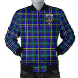 Clan Weir Modern Crest Tartan Bomber Jacket ZJ967