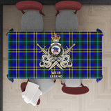 Clan Weir Modern Tartan Tablecloth Golden Sword of Courageous Legacy BG979