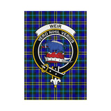 Clan Weir Modern Crest Tartan Flag CF967