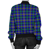 Clan Weir Modern Crest Tartan Bomber Jacket ZJ967