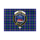 Clan Weir Modern Crest Tartan Flag CF967