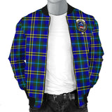 Clan Weir Modern Crest Tartan Bomber Jacket ZJ967