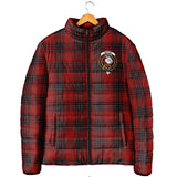 Clan Wemyss Crest Tartan Padded Jacket RF970