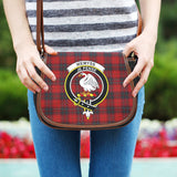 Clan Wemyss Crest Tartan Saddle Bag MS19