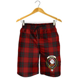 Clan Wemyss Crest Tartan Mens Shorts NS24