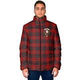 Clan Wemyss Crest Tartan Padded Jacket RF970