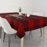 Clan Wemyss Tartan Tablecloth Golden Sword of Courageous Legacy BG982