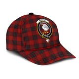 Wemyss Tartan Classic Cap with Family Crest