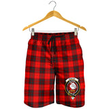 Clan Wemyss Modern Crest Tartan Mens Shorts NS25