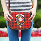 Clan Wemyss Modern Crest Tartan Saddle Bag MS20