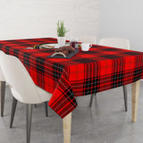 Clan Wemyss Modern Tatan Tablecloth with Family Crest BC968