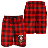 Clan Wemyss Modern Crest Tartan Mens Shorts NS25