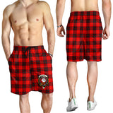 Clan Wemyss Modern Crest Tartan Mens Shorts NS25