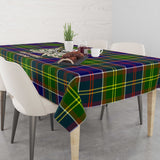 Clan Whitefoord Modern Tartan Tablecloth Golden Sword of Courageous Legacy BG983