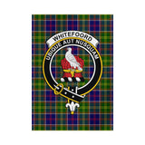 Clan Whitefoord Modern Crest Tartan Flag CF971