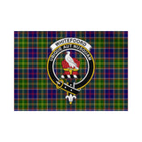 Clan Whitefoord Modern Crest Tartan Flag CF971