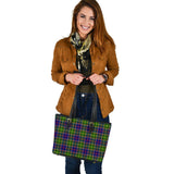 Clan Whitefoord modern Tartan Leather Tote Bag MT18