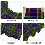 Clan Whitefoord modern Tartan Off Shoulder Long Dress VL1180