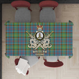 Clan Whitelaw Tartan Tablecloth Golden Sword of Courageous Legacy BG984