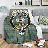 Clan Whitelaw Crest Tartan Blanket UC974