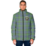 Clan Whitelaw Crest Tartan Padded Jacket RF972