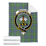 Clan Whitelaw Crest Tartan Blanket UC974