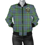 Clan Whitelaw Crest Tartan Bomber Jacket ZJ972