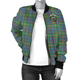 Clan Whitelaw Crest Tartan Bomber Jacket ZJ972