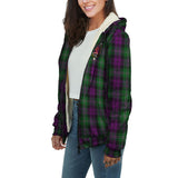 Clan Wilson Crest Tartan Sherpa Hoodie CT19