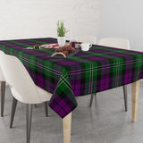 Clan Wilson Tatan Tablecloth with Family Crest BC974