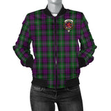 Clan Wilson Crest Tartan Bomber Jacket ZJ975