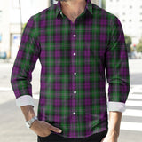 Clan Wilson Tartan Long Sleeve Shirt P144