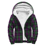 Clan Wilson Crest Tartan Sherpa Hoodie CT19