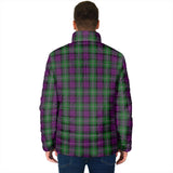 Clan Wilson Crest Tartan Padded Jacket RF975