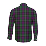 Clan Wilson Crest Tartan Long Sleeve Shirt PC25