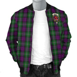 Clan Wilson Crest Tartan Bomber Jacket ZJ975