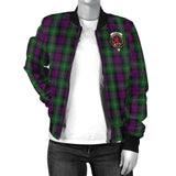 Clan Wilson Crest Tartan Bomber Jacket ZJ975