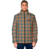 Clan Wilson Ancient Crest Tartan Padded Jacket RF973