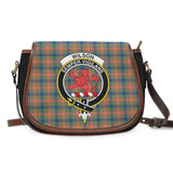 Clan Wilson Ancient Crest Tartan Saddle Bag MS16