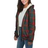 Clan Wilson Modern Crest Tartan Sherpa Hoodie CT20