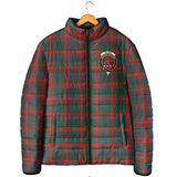 Clan Wilson Modern Crest Tartan Padded Jacket RF974