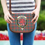 Clan Wilson Modern Crest Tartan Saddle Bag MS15