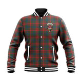 Clan Wilson Modern Crest Tartan Baseball Jacket JM16