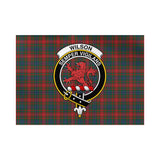 Clan Wilson Modern Crest Tartan Flag CF974