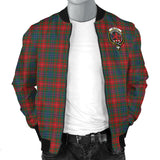 Clan Wilson Modern Crest Tartan Bomber Jacket ZJ974