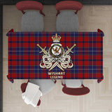 Clan Wishart Dress Tartan Tablecloth Golden Sword of Courageous Legacy BG988