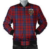 Clan Wishart Dress Crest Tartan Bomber Jacket ZJ976